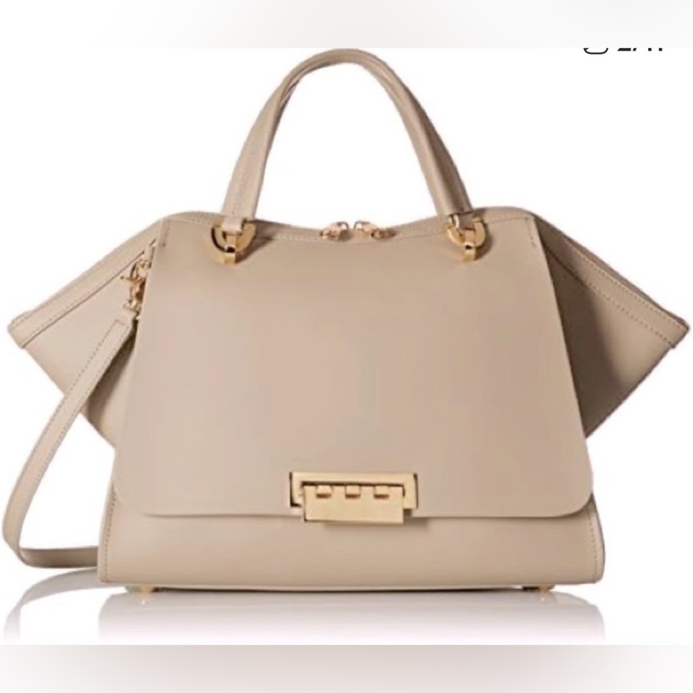 ZAC Zac Posen Structured Satchel Top Handle Designer Handbag
